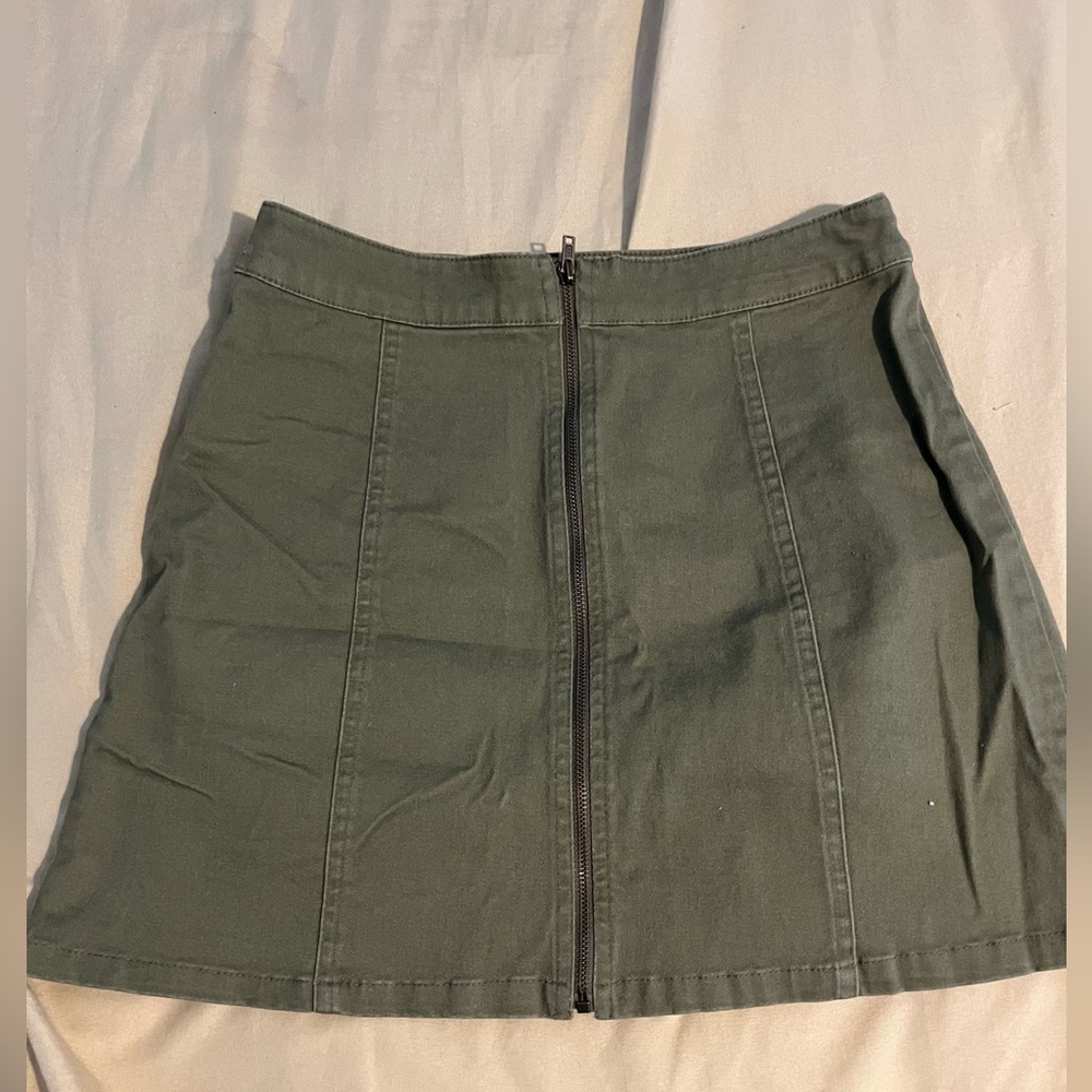 Forever 21 Dark Green Mini Skirt